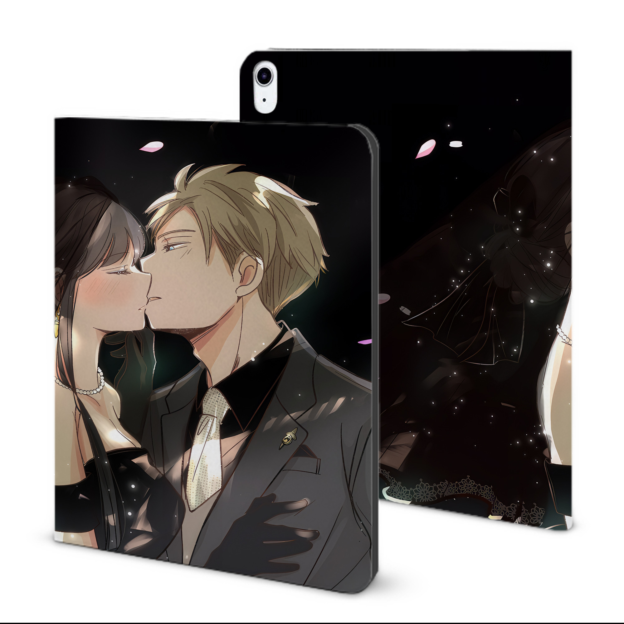 （画像用） SPY×FAMILY间谍家家酒 IPad ケース ブック型 PUレザー TPU 耐衝撃 軽量 薄型 ペン収納なし 全面保護 IPad 各モデル対応